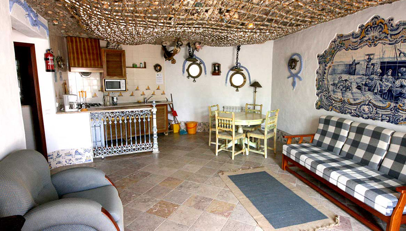 one of the villas - livingroom